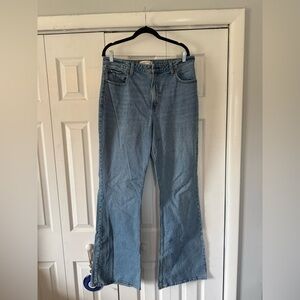 Abercrombie & Fitch Light Blue Flare Jeans